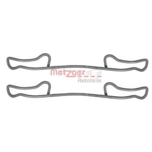Zubeh&ouml;rsatz, Scheibenbremsbelag METZGER 109-1200 GREENPARTS f&uuml;r MERCEDES-BENZ VW