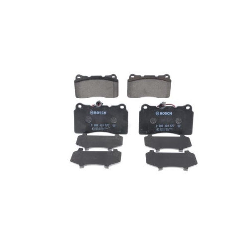 Bremsbelagsatz, Scheibenbremse BOSCH 0 986 424 577 f&uuml;r ALFA ROMEO FIAT LANCIA