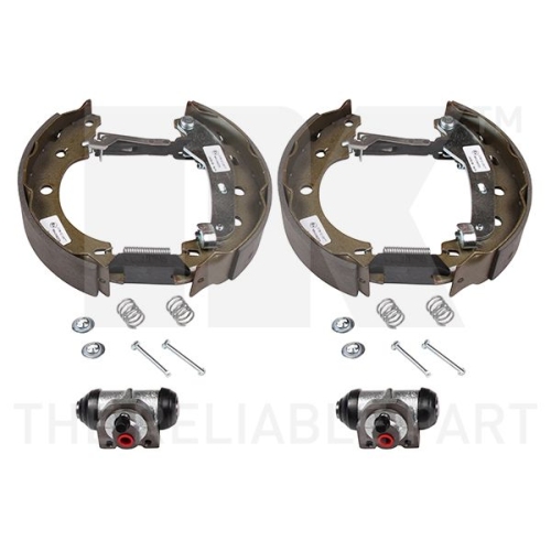 Bremsensatz, Trommelbremse NK 443963501 f&uuml;r RENAULT, Hinterachse