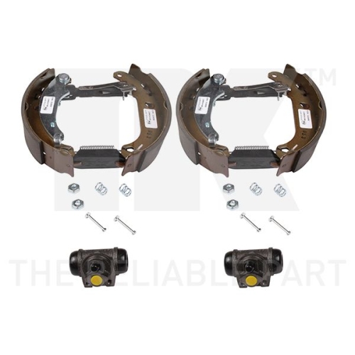 Bremsensatz, Trommelbremse NK 443963701 f&uuml;r RENAULT, Hinterachse
