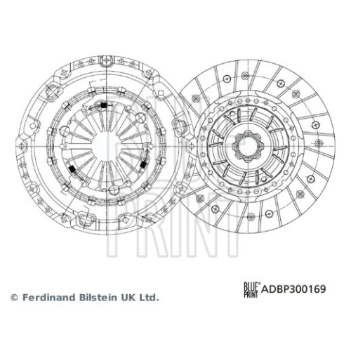 Blue Print 1x ADBP300169BP Kupplungssatz