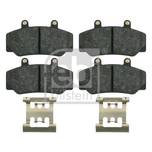 Febi Bilstein 16211 Bremsbelagsatz mit Anbaumaterial , 1 St&uuml;ck