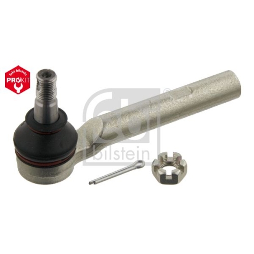 Febi Bilstein 29853 Spurstangenendst&uuml;ck mit Kronenmutter und Splint , 1 St&uuml;ck