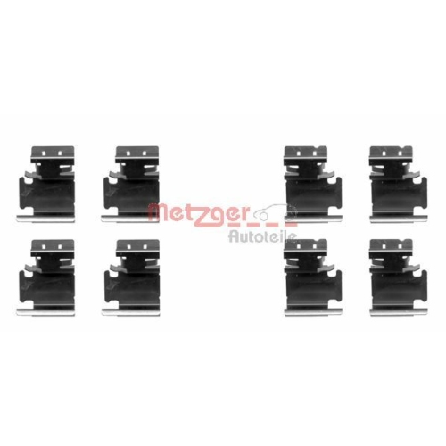 Zubeh&ouml;rsatz, Scheibenbremsbelag METZGER 109-1298 GREENPARTS f&uuml;r FIAT TOYOTA VAG