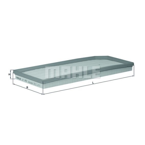 Luftfilter KNECHT LX 1751 f&uuml;r VAG