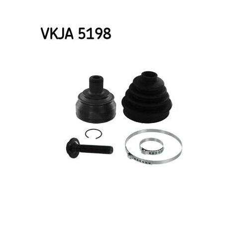 Gelenksatz, Antriebswelle SKF VKJA 5198 f&uuml;r AUDI VW, Hinterachse, radseitig