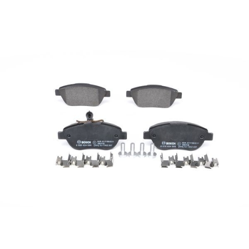 Bremsbelagsatz, Scheibenbremse BOSCH 0 986 424 596 f&uuml;r ALFA ROMEO CITRO&Euml;N FIAT