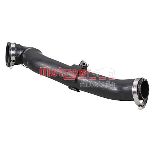 Ladeluftschlauch METZGER 2400247 f&uuml;r FORD VOLVO, Ladeluftk&uuml;hler, rechts