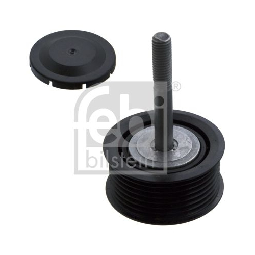 Febi Bilstein 102177 Umlenkrolle f&uuml;r Keilrippenriemen, mit Schraube , 1 St&uuml;ck