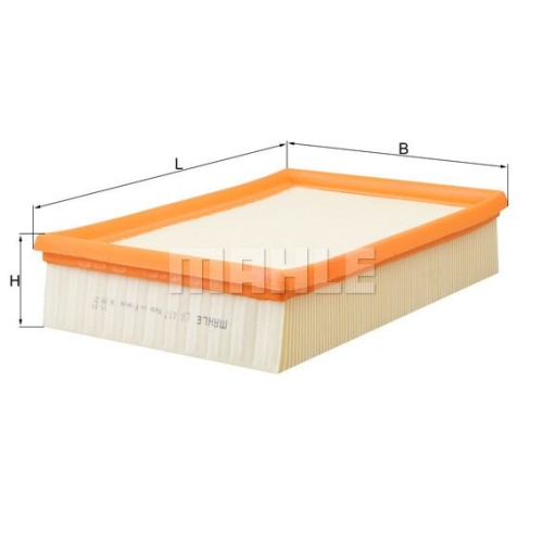 Luftfilter KNECHT LX 417 f&uuml;r VAG