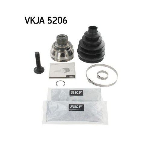 Gelenksatz, Antriebswelle SKF VKJA 5206 f&uuml;r AUDI VW, Hinterachse, Vorderachse