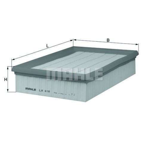 Luftfilter KNECHT LX 418 f&uuml;r VAG CHERY
