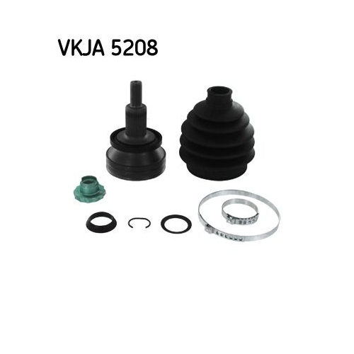 Gelenksatz, Antriebswelle SKF VKJA 5208 f&uuml;r VW, Vorderachse, radseitig