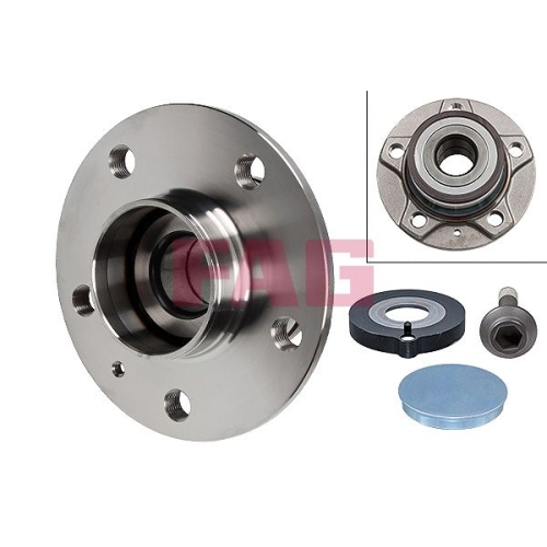 Radlagersatz FAG 713 6108 90 f&uuml;r AUDI AUDI (FAW), Hinterachse