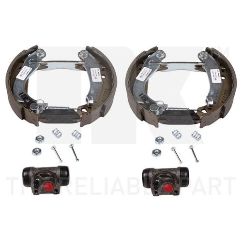 Bremsensatz, Trommelbremse NK 449940701 f&uuml;r CITRO&Euml;N, Hinterachse