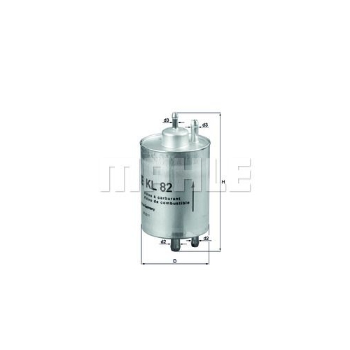Kraftstofffilter KNECHT KL 82 f&uuml;r MERCEDES-BENZ KAYSER