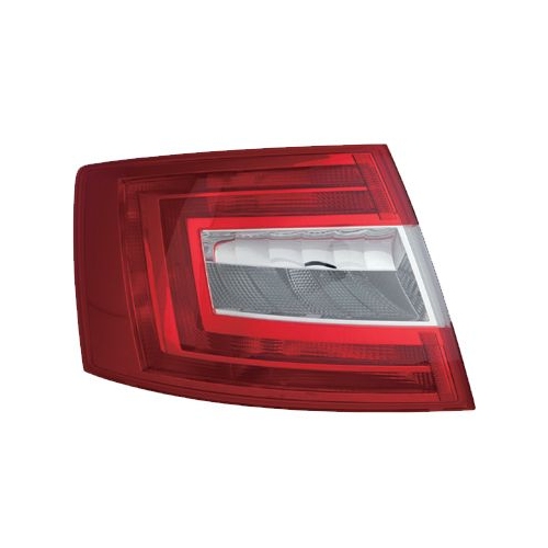 Heckleuchte VAN WEZEL 7624931 f&uuml;r SKODA, links