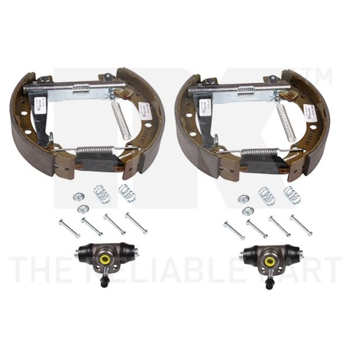 Bremsensatz, Trommelbremse NK 449952001 f&uuml;r AUDI VW, Hinterachse