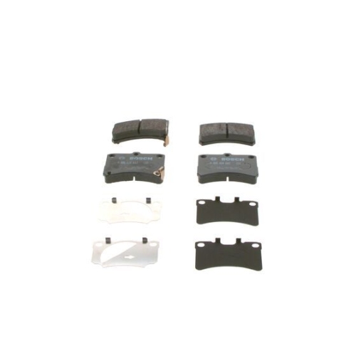Bremsbelagsatz, Scheibenbremse BOSCH 0 986 424 643 f&uuml;r DAIHATSU, Vorderachse
