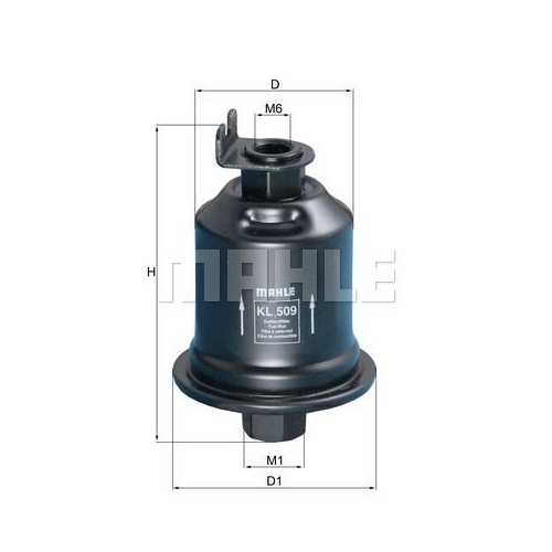 Kraftstofffilter KNECHT KL 509 f&uuml;r MITSUBISHI