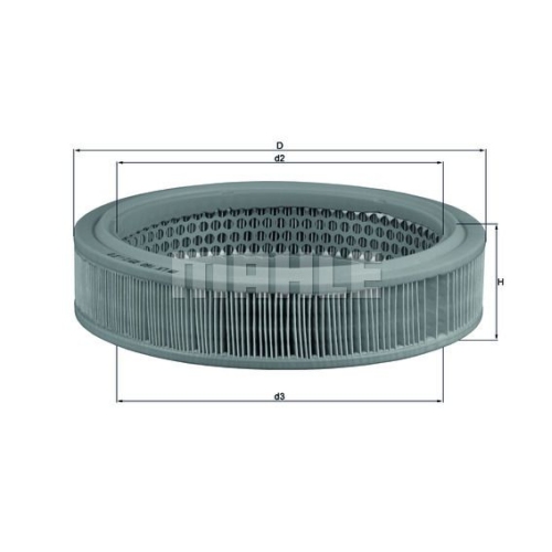 Luftfilter KNECHT LX 160 f&uuml;r FIAT FORD GMC VAG