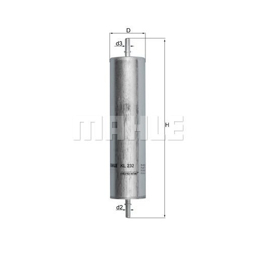 Kraftstofffilter KNECHT KL 232 f&uuml;r LAND ROVER