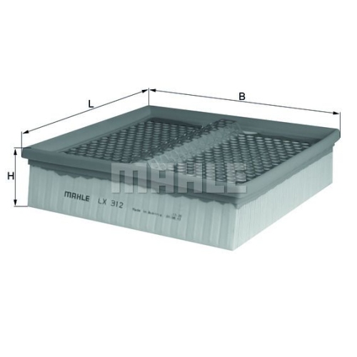 Luftfilter KNECHT LX 312 f&uuml;r MERCEDES-BENZ
