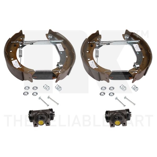 Bremsensatz, Trommelbremse NK 449957201 f&uuml;r RENAULT, Hinterachse