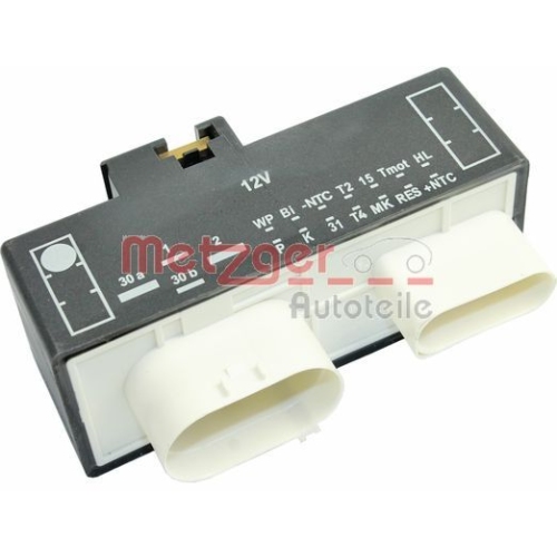 Steuerger&auml;t, Elektrol&uuml;fter (Motork&uuml;hlung) METZGER 0917284 f&uuml;r VAG
