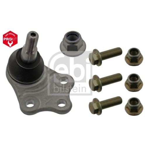 Febi Bilstein 46121 Traggelenk mit Schrauben und Sicherungsmuttern , 1 St&uuml;ck