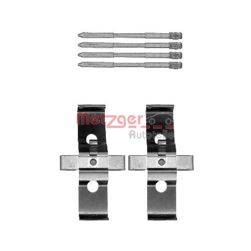 Zubeh&ouml;rsatz, Scheibenbremsbelag METZGER 109-1796 GREENPARTS f&uuml;r VW, Vorderachse