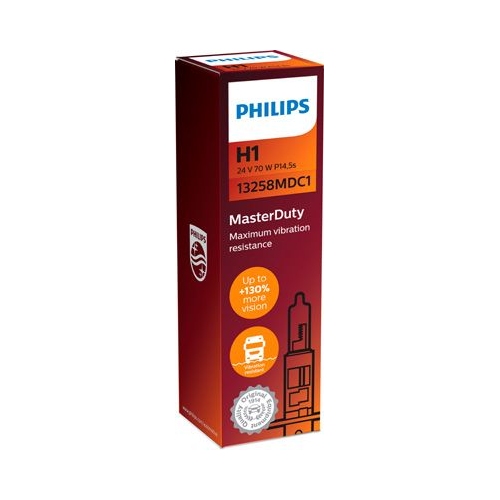 Gl&uuml;hlampe PHILIPS 13258MDC1 MasterDuty f&uuml;r AEBI AUDI AUW&Auml;RTER DAF FIAT FRUEHAUF