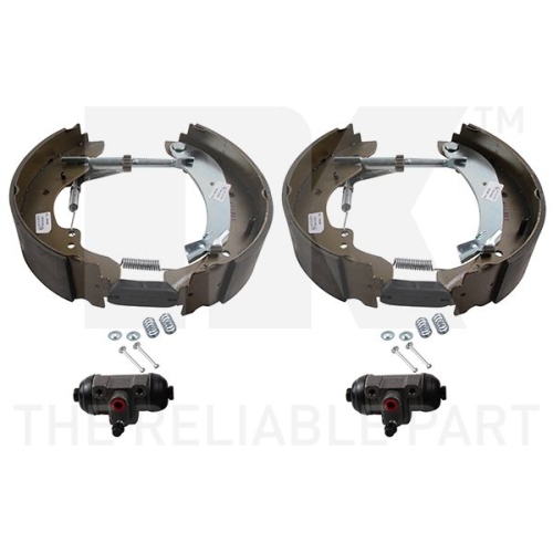Bremsensatz, Trommelbremse NK 449957302 f&uuml;r CITRO&Euml;N PEUGEOT, Hinterachse