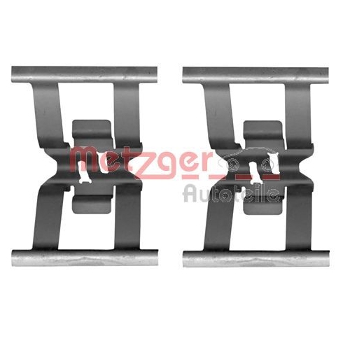 Zubeh&ouml;rsatz, Scheibenbremsbelag METZGER 109-1898 GREENPARTS f&uuml;r PORSCHE VW