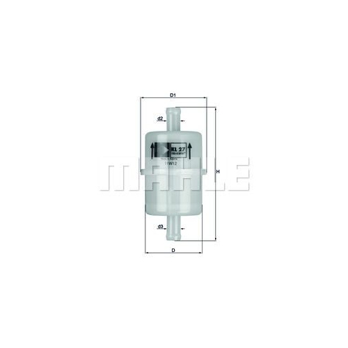 Kraftstofffilter KNECHT KL 27 OF f&uuml;r PEUGEOT