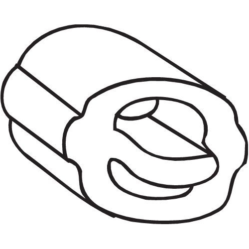 Gummistreifen, Abgasanlage BOSAL 255-919 f&uuml;r OPEL VAUXHALL