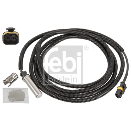 Febi Bilstein 106485 ABS-Sensor mit H&uuml;lse und Fett, 1 St&uuml;ck
