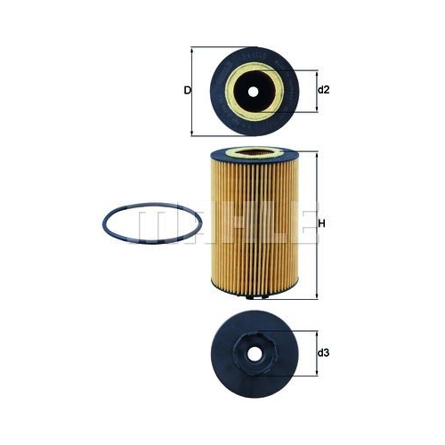 &Ouml;lfilter KNECHT OX 1140D f&uuml;r MERCEDES-BENZ