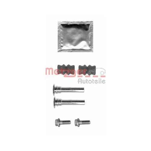 F&uuml;hrungsh&uuml;lsensatz, Bremssattel METZGER 113-1389X f&uuml;r, Vorderachse