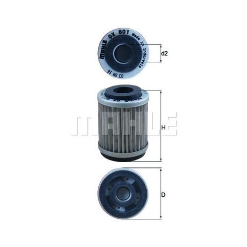 &Ouml;lfilter KNECHT OX 801 f&uuml;r YAMAHA MOTORCYCLES