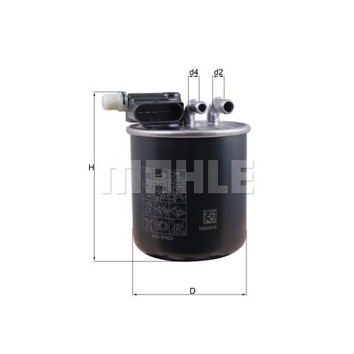 Kraftstofffilter KNECHT KL 948 f&uuml;r MERCEDES-BENZ NISSAN INFINITI