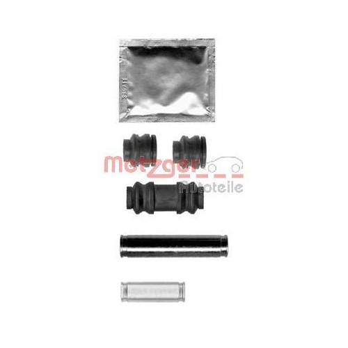 F&uuml;hrungsh&uuml;lsensatz, Bremssattel METZGER 113-1391X f&uuml;r, Vorderachse