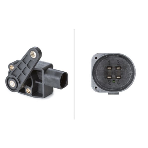 Sensor, Xenonlicht (Leuchtweiteregulierung) HELLA 6PM 008 739-001 f&uuml;r AUDI SKODA