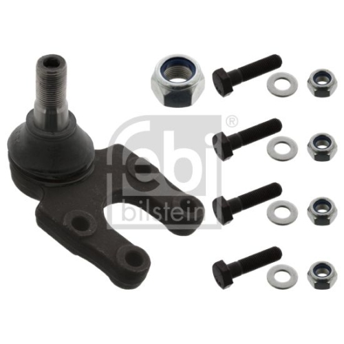 Febi Bilstein 42638 Traggelenk mit Schrauben, Unterlegscheiben und Sicherungsmuttern , 1 St&uuml;ck