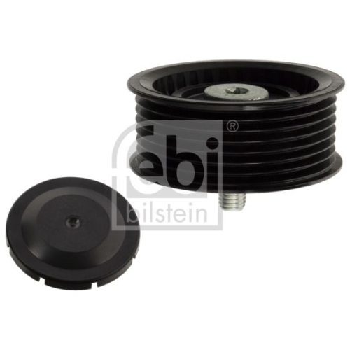 Febi Bilstein 102206 Umlenkrolle f&uuml;r Keilrippenriemen, mit Schraube , 1 St&uuml;ck