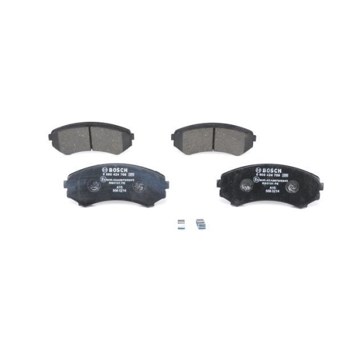 Bremsbelagsatz, Scheibenbremse BOSCH 0 986 424 709 f&uuml;r MAZDA MITSUBISHI