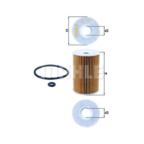 &Ouml;lfilter KNECHT OX 135/1D f&uuml;r MERCEDES-BENZ DUCATI MOTORCYCLES