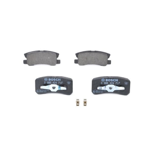 Bremsbelagsatz, Scheibenbremse BOSCH 0 986 424 717 f&uuml;r CHRYSLER CITRO&Euml;N DODGE