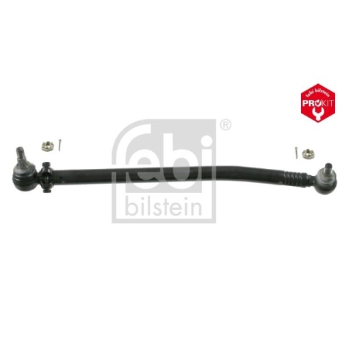 Febi Bilstein 09308 Lenkstange mit Kronenmuttern und Splinten, vom Lenkgetriebe zur 1. Vorderachse , 1 St&uuml;ck