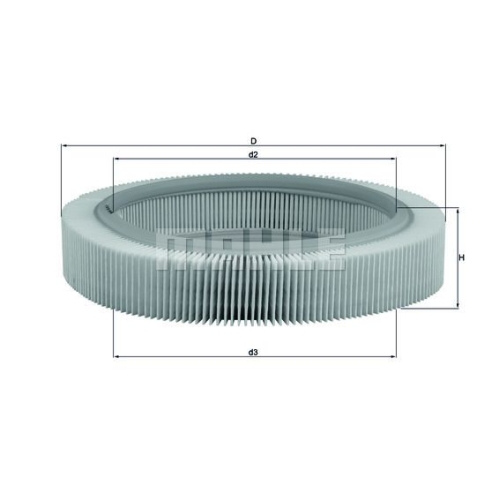 Luftfilter KNECHT LX 209 f&uuml;r FORD GMC VAG